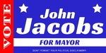 Political Yard Sign template