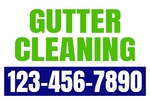 12x18 Yard Sign_2-Color_Gutter Cleaning Sign 01