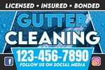 12x18 Yard Sign_Multi-Color_Gutter Cleaning Sign 04