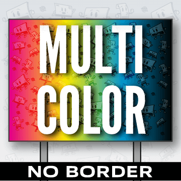 Multi Color  (NO border)